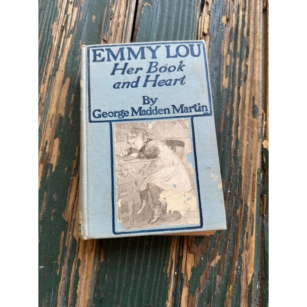 Emmy Lou Her Book &‎ Heart George Madden Martin 1902 Grosset & Dunlap Antique bk